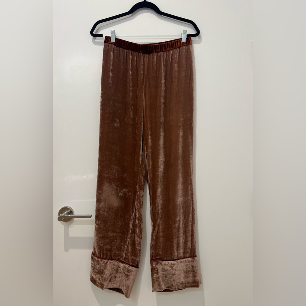 Moncler Velvet Pants - Blush - Sz IT 42, fits US S/M